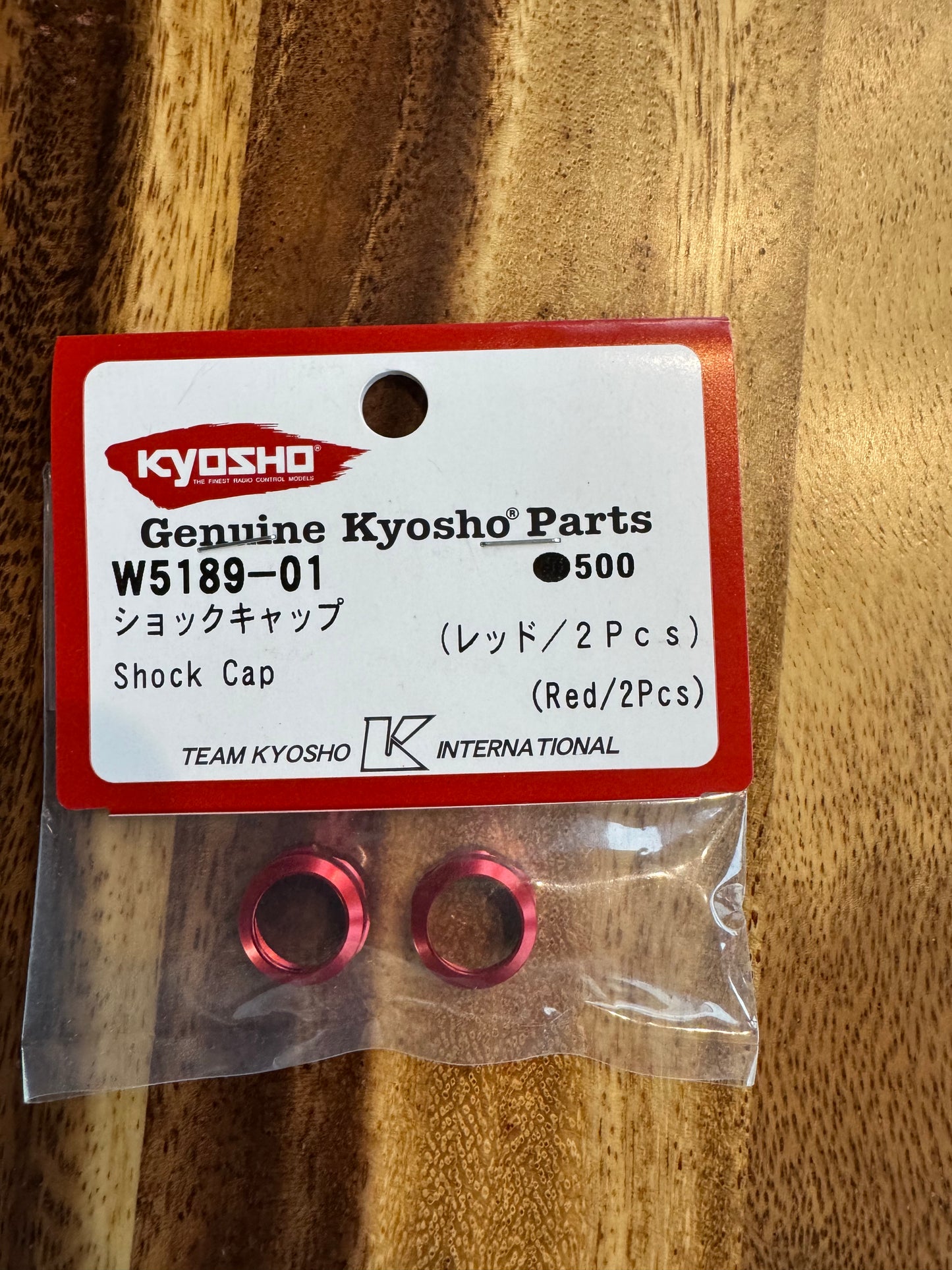 Velvet red shock cap kit