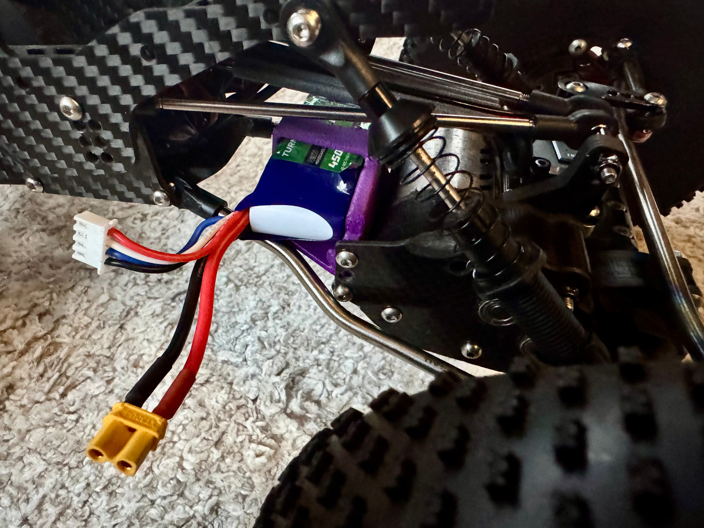 Superlite V1 no strap battery mount