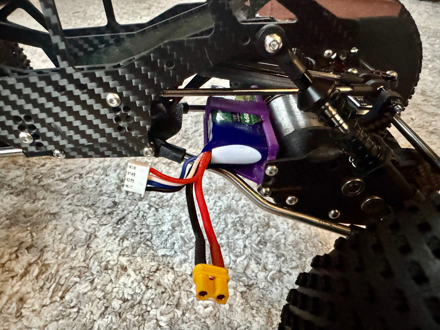 Superlite V1 no strap battery mount